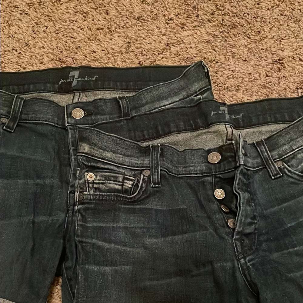 Seven for all mankind denim Jean short bundle (2)